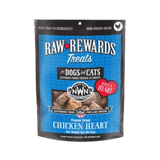 Northwest Naturals Raw Rewards Treats Freeze Dried Chicken Heart for Dogs & Cats 3 oz