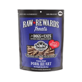 Northwest Naturals Raw Rewards Treats Freeze Dried Pork Heart for Dogs & Cats 3 oz