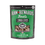 Northwest Naturals Raw Rewards Treats Freeze Dried Lamb Liver for Dogs & Cats 3 oz