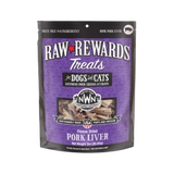 Northwest Naturals Raw Rewards Treats Freeze Dried Pork Liver for Dogs & Cats 3 oz