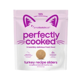 Smallbatch Pet Food Perfectly Cooked Turkey Recipe Sliders Fresh Frozen Cat Food 2 lb
