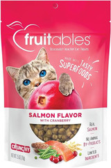 Fruitables Salmon Flavor with Cranberry Crunchy Cat Treats 2.5 oz