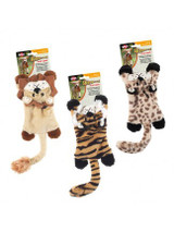 Spot Skinneeez Flat Cats Plush Dog Toy, Assorted 14 in