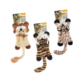 Spot Skinneeez Flat Cats Plush Dog Toy, Assorted 14 in
