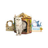 Royal Pet HAPPYCAT Tiki Hut Cat Scratcher 