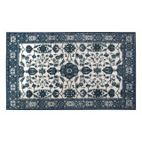Crystal Art Gallery My Magic Carpet Washable Area Rug- Ramage Blue 3 x 5 ft