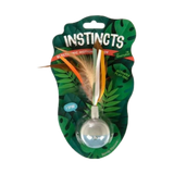 Smartykat Instincts Rowdy Ribbons Electronic Motion Spinning Ball Cat Toy 
