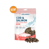 Icelandic+ Cod & Salmon Mini Combo Bites Treats for Cats 