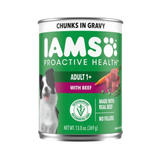 Iams Proactive Health Beef Chunks in Gravy Canned Wet Dog Food