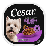 Cesar Filets in Gravy Filet Mignon Flavor Small Breed Adult Wet Dog Food