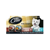 Cesar Home Delights Slow Cooked Chicken & Vegetables & Beef Stew Variety Pack Small Breed Adult Wet Dog Food  12 ct