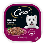 Cesar Filets in Gravy Prime Rib Adult Small Breed Wet Dog Food