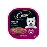 Cesar Filets in Gravy Prime Rib Adult Small Breed Wet Dog Food