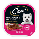Cesar Classic Loaf in Sauce Smoked Bacon & Egg Flavor Grain-Free Small Breed Adult Wet Dog Food