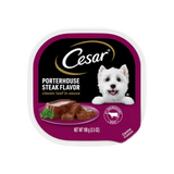 Cesar Cuisine Porterhouse Steak Wet Moist Dog Food
