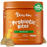 Zesty Paws Probiotic Bites Gut Health Soft Chews for Dogs 90 ct Zesty Paws Probiotic Bites Gut Health Soft Chews for Dogs 90 ct