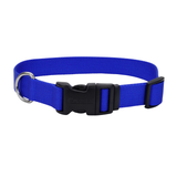 Coastal Pet Products Adjustable Dog Collar- Blue 1.5 in x 18-26 in