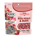 Exotic Nutrition Pet Supplies Rose Petals & Buds Small Animal Treat .85 oz