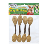 Exotic Nutrition Pet Supplies Hay Barbells Small Animal Treat 