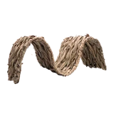 A&E Natural Grass Wave Hideout for Small Animals 13.5 x 4.5 x 4.5 in