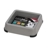 Lickimat Grey Mini Keeper Dog Slow Feeder 