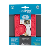 Lickimat Pink Kitty Mini Mat Cat Slow Feeder 