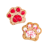 Bosco & Roxy Valentine's Day Mini Paw with Sprinkles Dog Treat Cookie 