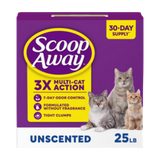 Fresh Step Scoop Away Clumping Unscented Cat Litter 25 lb