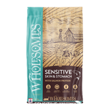 Wholesomes Sensitive Skin & Stomach Salmon & Rice Dry Cat Food 10 lb