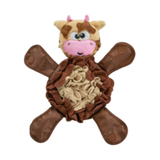Outward Hound Snuffle Palz Cow Think N' Thrive Snuffle Dog Toy 