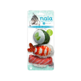 Nala Sushi Plush Catnip Cat Toys 3 pk