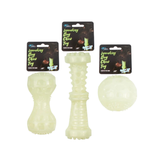 Kole Imports Glow in the Dark Squeaking Dog Chew Toy, Assorted 