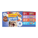 Friskies Shreds in Gravy Variety Pack Canned Cat Food 48 ct