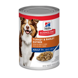 Hill's Science Diet Senior Adult 7+ Turkey & Barley Entrée Wet Dog Food