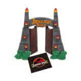 Penn-plax Jurassic Park Gates Fish Ornament Small