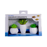 Penn-plax Succulent Aquarium Kit Fish Ornament 3 pk