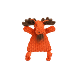 Hugglehounds Morries Moose HuggleFlatties Tough Plush Dog Toy 