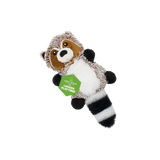 Playology Sweet Potato Scented Raccoon Plush Dog Toy Small Dog
