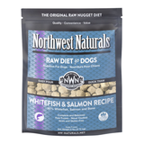Northwest Naturals Frozen Raw Diet for Dogs- Whitefish & Salmon Nuggets Recipe 6 lb