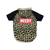 Pets First LaurDIY Pet Hoodie Needy T-Shirt Cutest Leopard Pet Shirt