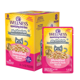 Wellness Appetizing Entrees Age Advantage Shredded Chicken & Duck Recipe in Sauce Wet Cat Food