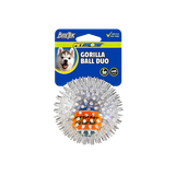 Petsport Gorilla Ball Duo Dog Toy 4 in
