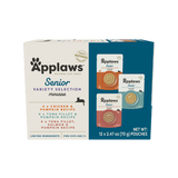 Applaws Senior Selection Mousse Natural Wet Cat Food Variety Pack 2.47 oz/Case of 12