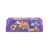 Friskies Meaty Bits with Ocean Fish in Sauce and Chicken Dinner in Gravy Wet Cat Food Variety Pack 13 oz/Case of 12
