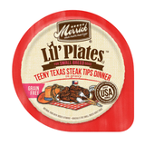 Merrick Lil' Plates Teeny Texas Steak Tips Dinner in Gravy Grain-Free Wet Dog Food
