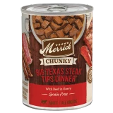 Merrick Chunky Grain-Free Big Texas Steak Tips Dinner in Gravy Wet Dog Food