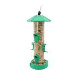 North States 2-in-1 Hinged 6 Port Wild Bird Feeder 