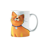 M-pets Galya Orange Cat Ceramic Mug 