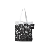 M-pets Pet Family Black and White Shopping Tote 