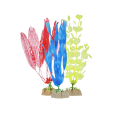 Tetra Yellow, Orange, and Blue Fluorescent Aquarium Plant 3 pk
